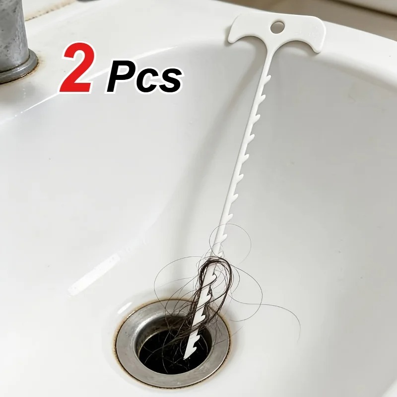 Root Hook Tool - 2 PCS Flexible Plastic Drainage Pipe