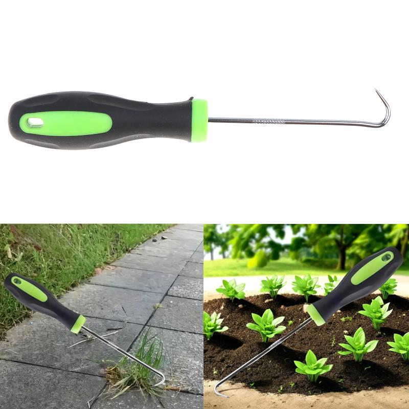 Root Hook Tool - ● Heavy-Duty Weed Puller Tool -