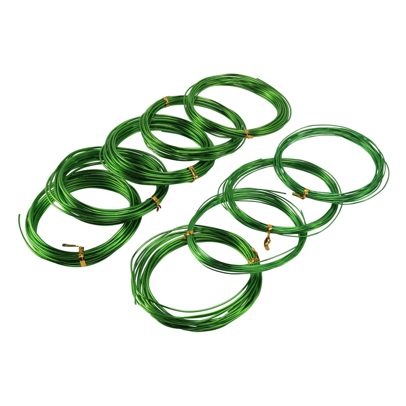 Bonsai Wire Aluminum - 9 Rolls Bonsai Wires Anodized Aluminum