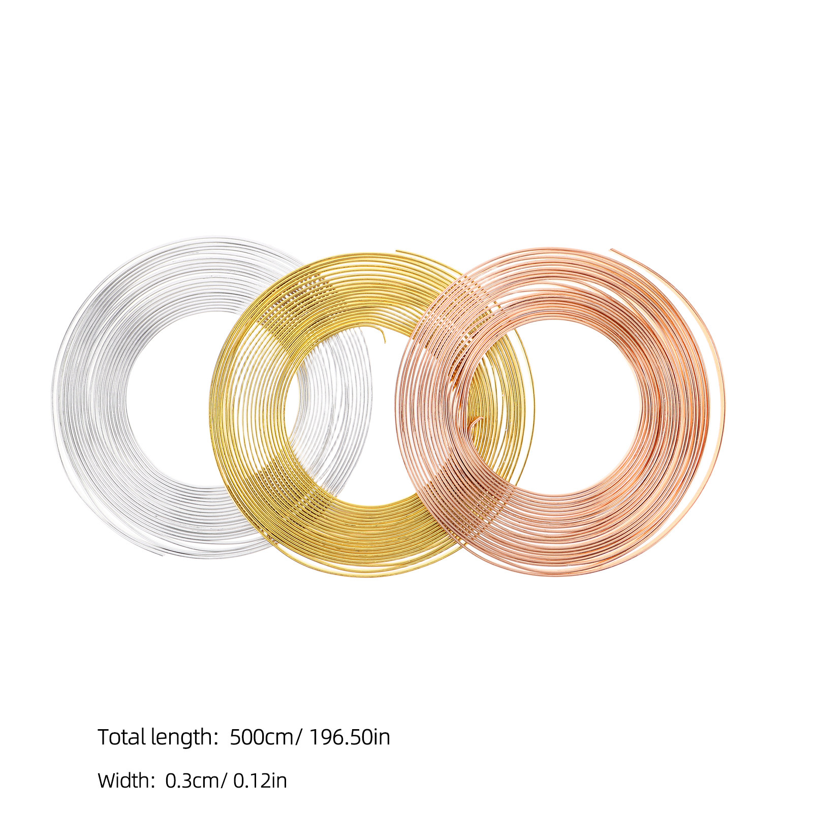 3Pcs 3mm Flat Aluminum Wire Fl - Bonsai Wire Aluminum ulasan dan harga