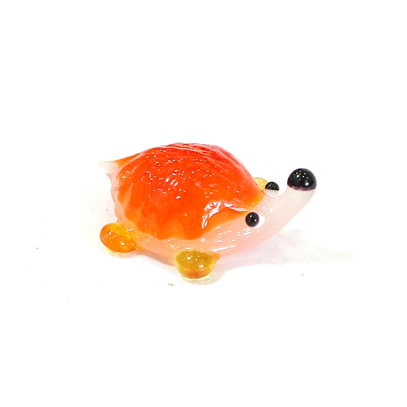 Handmade Mini Glass Hedgehog F - Bonsai Garden Japan ulasan dan harga