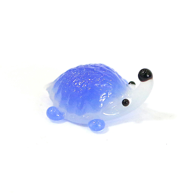 Handmade Mini Glass Hedgehog F - Bonsai Garden Japan ulasan dan harga
