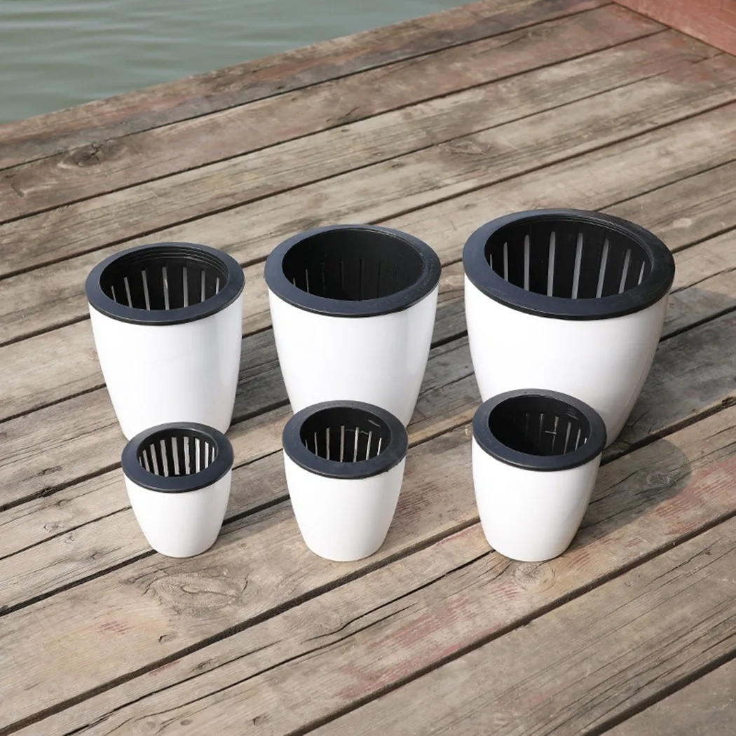 Lazy Flower Pot Self-Watering  - Bonsai Garden Nursery ulasan dan harga