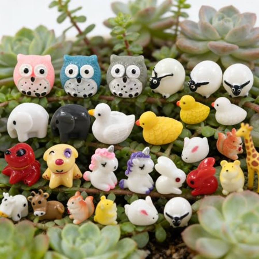 74 Pieces Mini Animals Miniatu - Bonsai Garden Japan ulasan dan harga