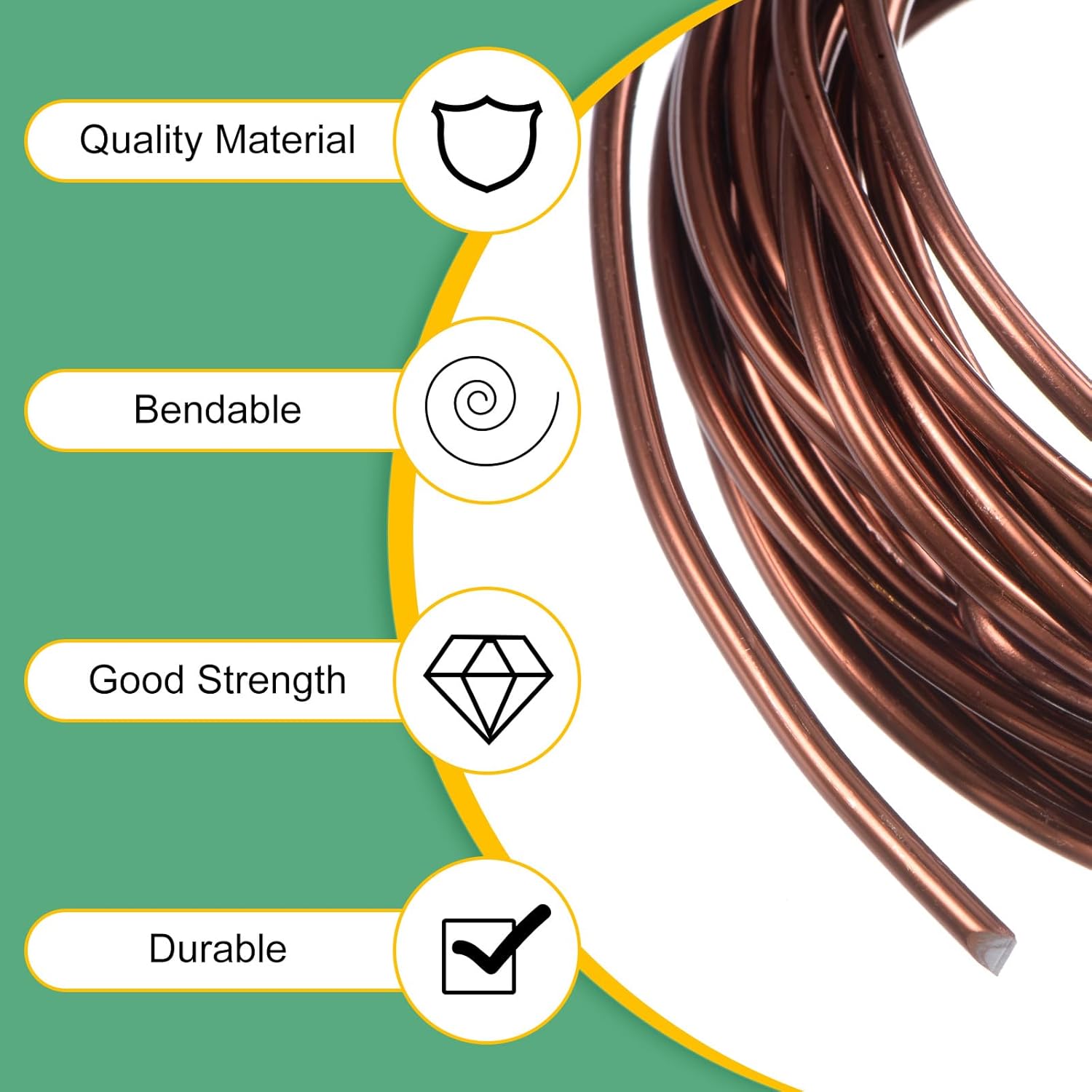 16.4 Feet Brown Bonsai Wires A - Bonsai Wire Aluminum ulasan dan harga