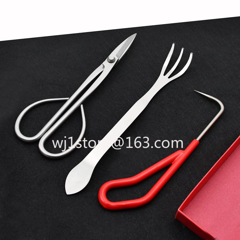 Stainless steel bonsai shears  - Root Hook Tool ulasan dan harga