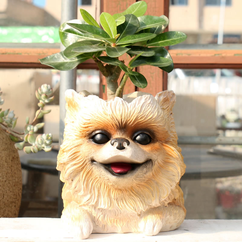 3D Animal Head Vase Cartoon Fi - Bonsai Garden Nursery ulasan dan harga