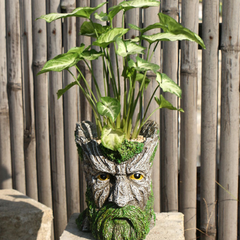 3D Animal Head Vase Cartoon Fi - Bonsai Garden Nursery ulasan dan harga
