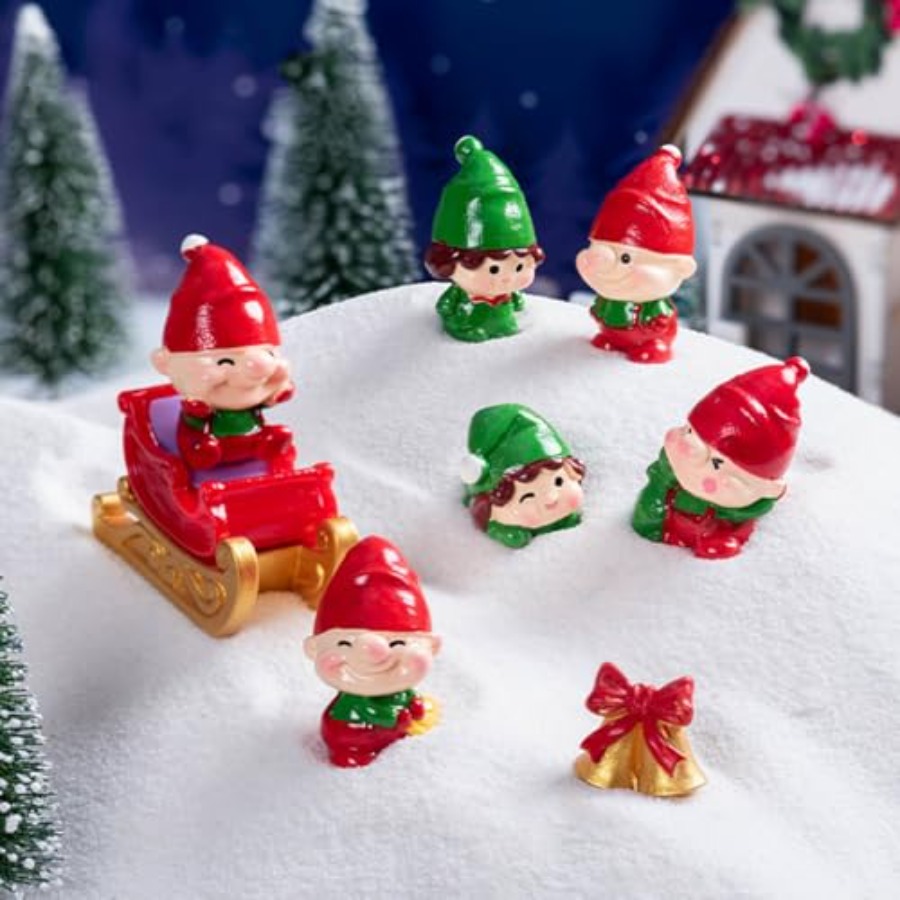 Christmas Miniature Figurines  - Bonsai Garden Japan ulasan dan harga