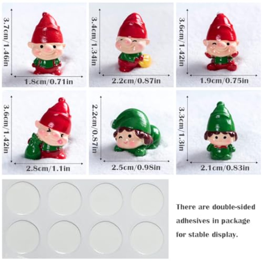 Christmas Miniature Figurines  - Bonsai Garden Japan ulasan dan harga