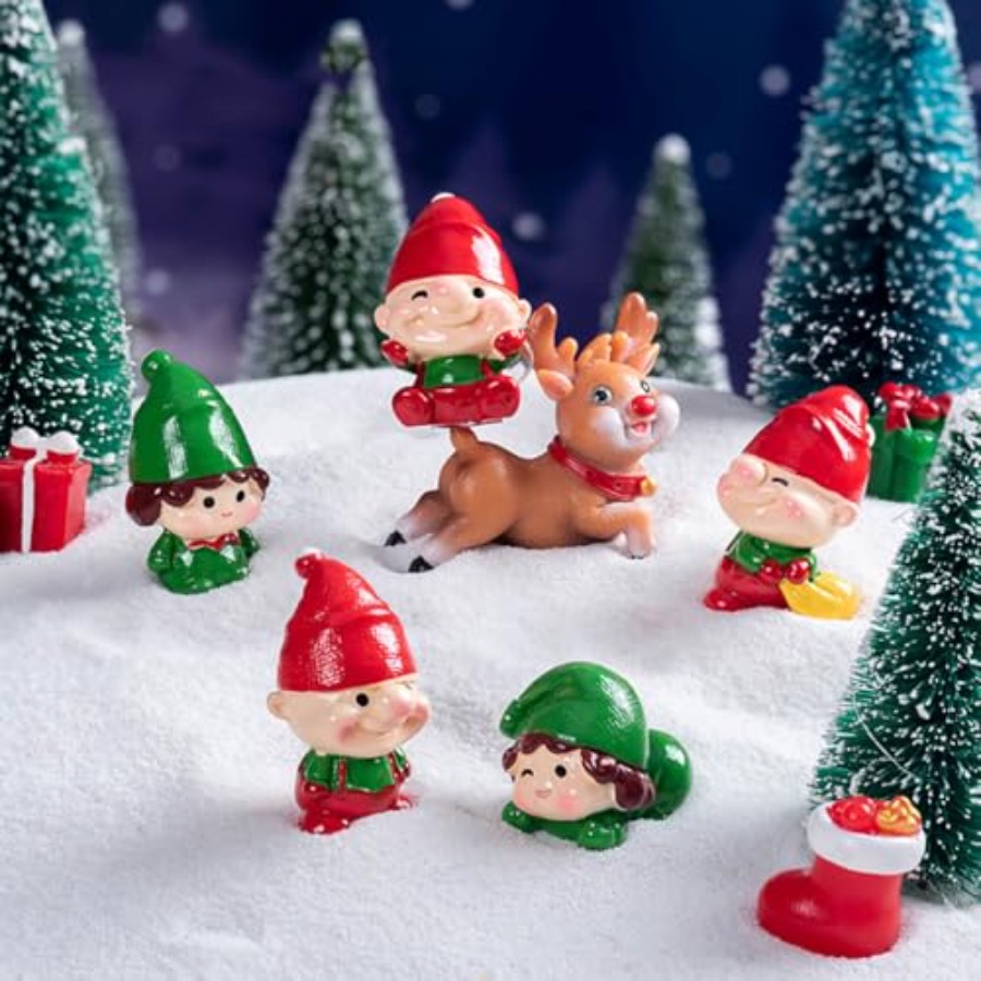 Christmas Miniature Figurines  - Bonsai Garden Japan ulasan dan harga