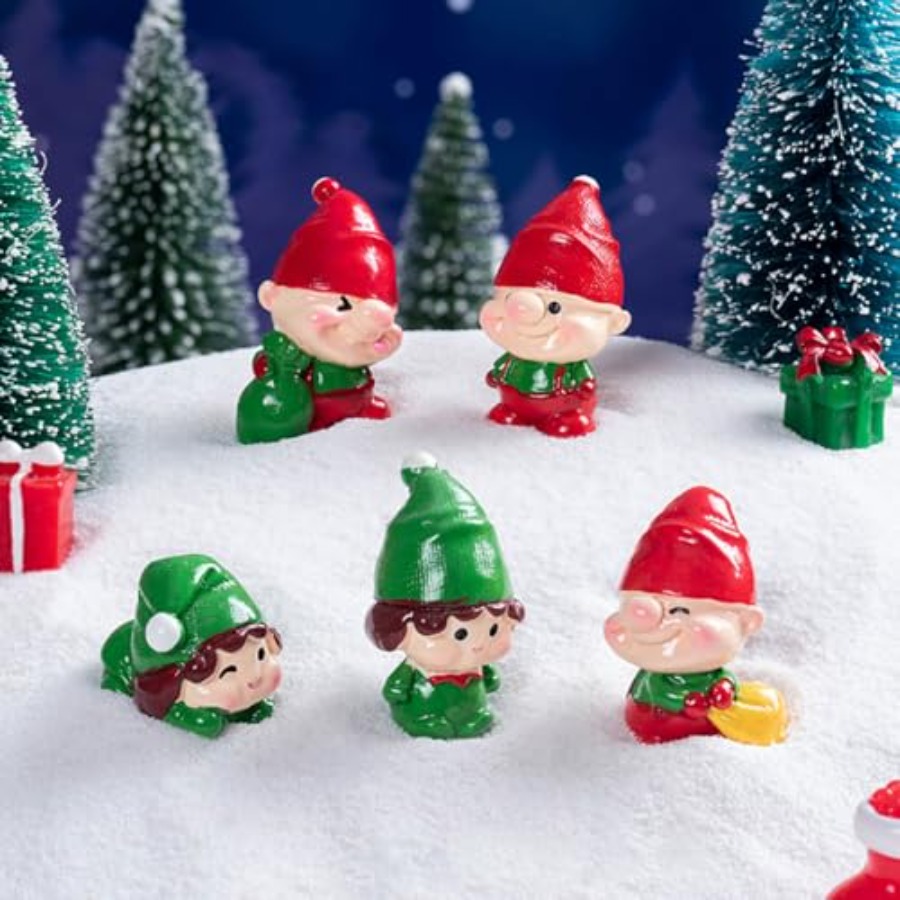Christmas Miniature Figurines  - Bonsai Garden Japan ulasan dan harga