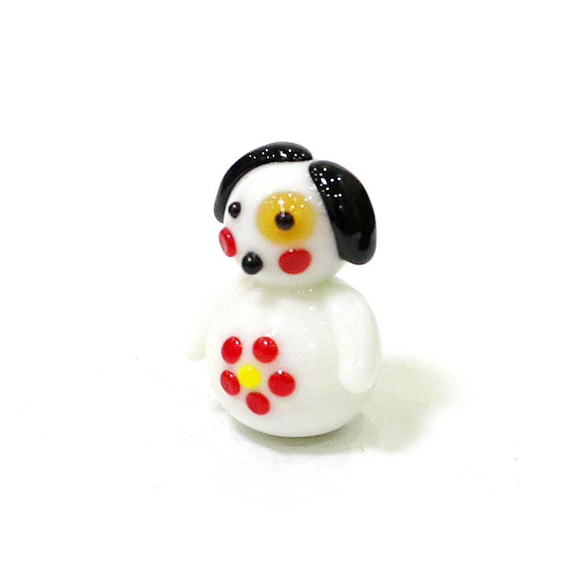 Cute Handmade Mini Glass Dog F - Bonsai Garden Japan ulasan dan harga
