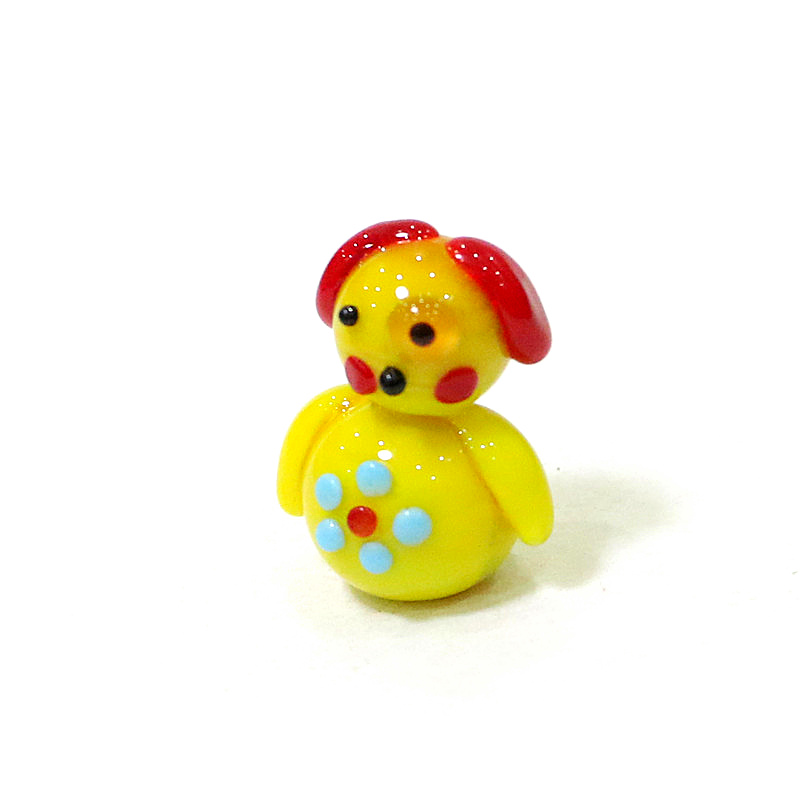 Cute Handmade Mini Glass Dog F - Bonsai Garden Japan ulasan dan harga